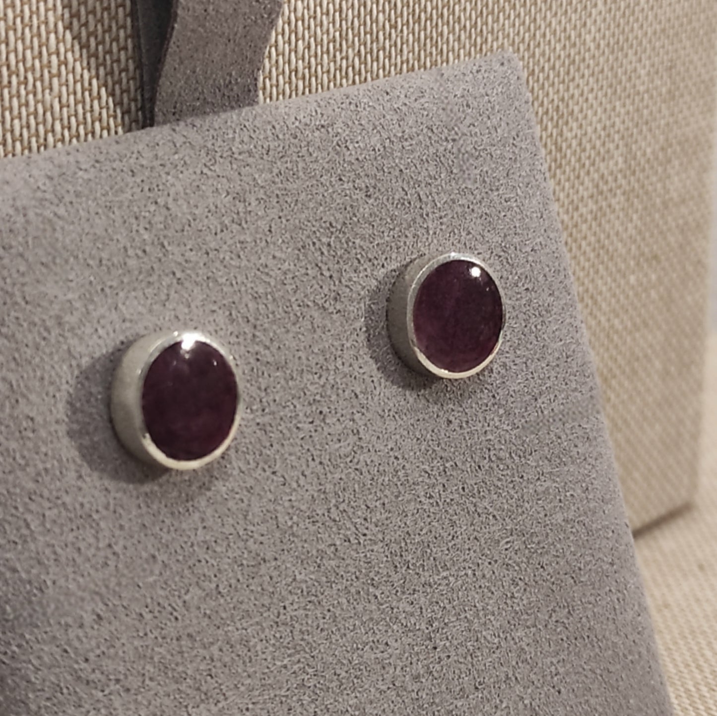 Andean Eye Earrings - Purple